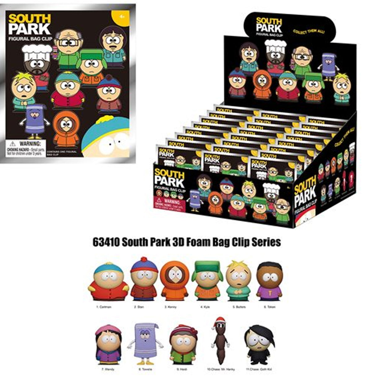 South Park 3D Bag Clip - Mystery Bag