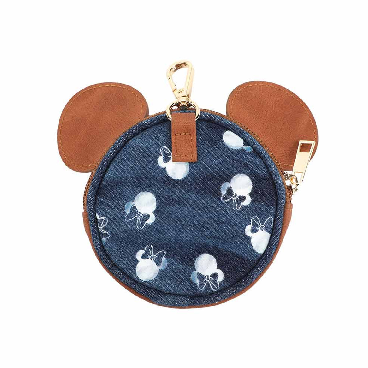 Disney Minnie Mouse Denim Sling Crossbody & Coin Pouch