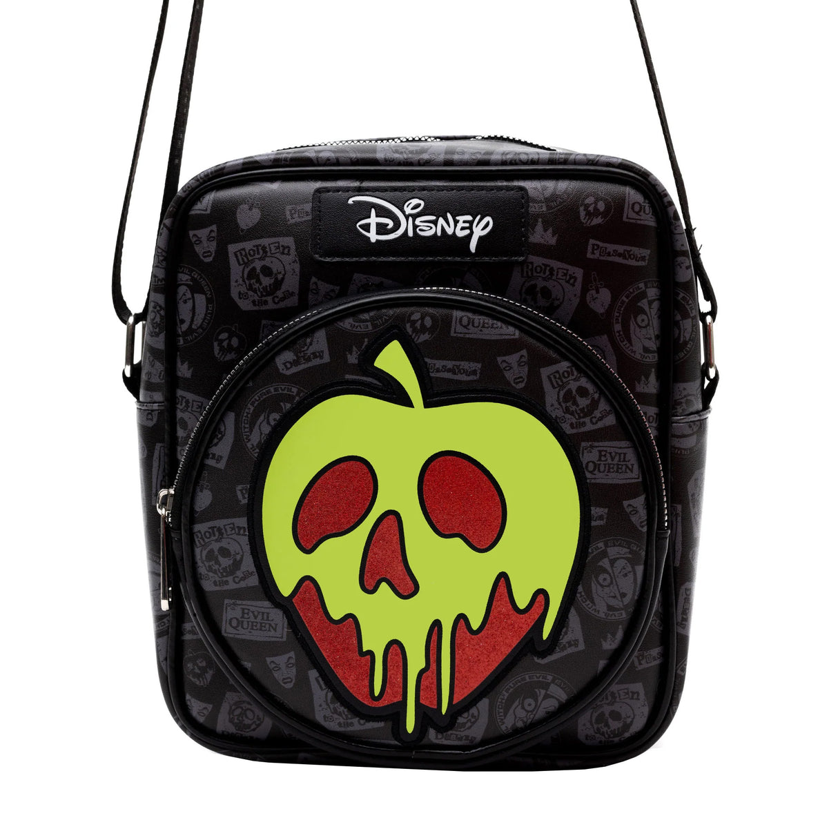 Disney Glow in the Dark Poison Apple Vegan Leather Crossbody Bag - GLOW IN THE DARK