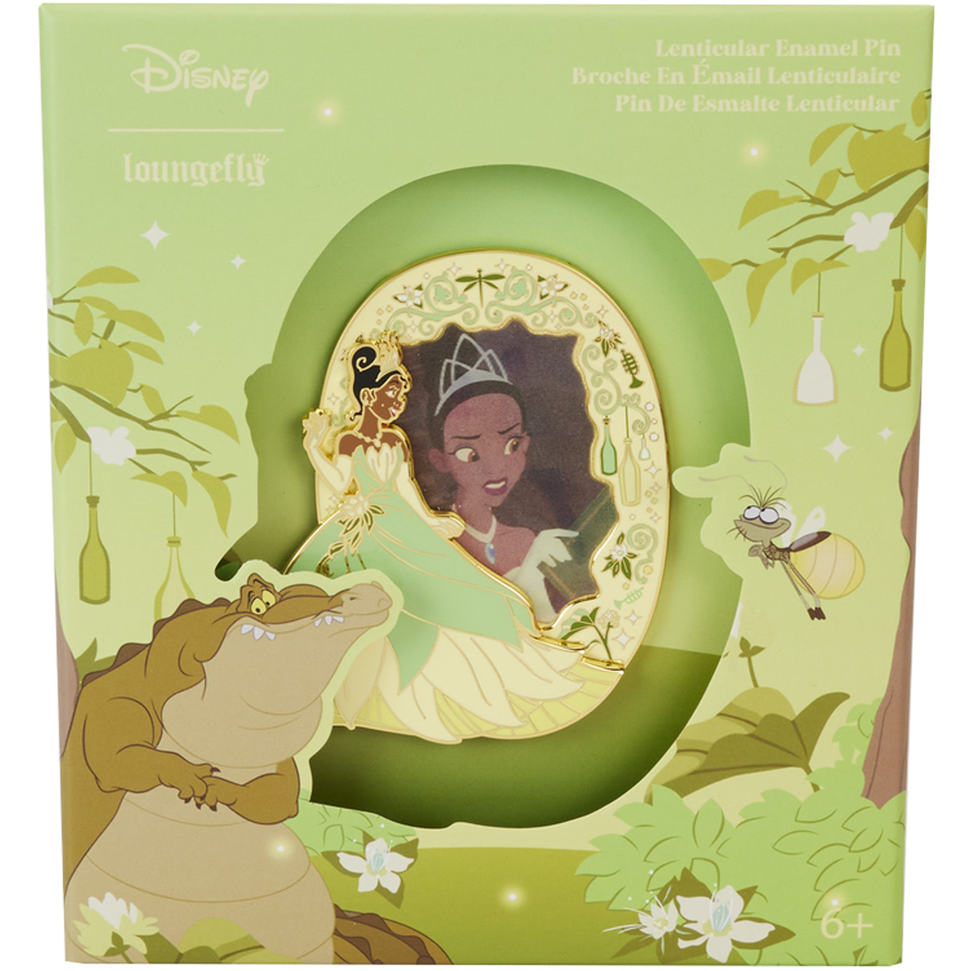 Loungefly The Princess and the Frog Princess Series 3" Collector Box Lenticular Pin