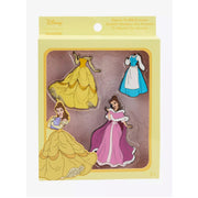 Disney Loungefly Beauty and the Beast Princess Belle Magnetic Paper Doll Pin Set