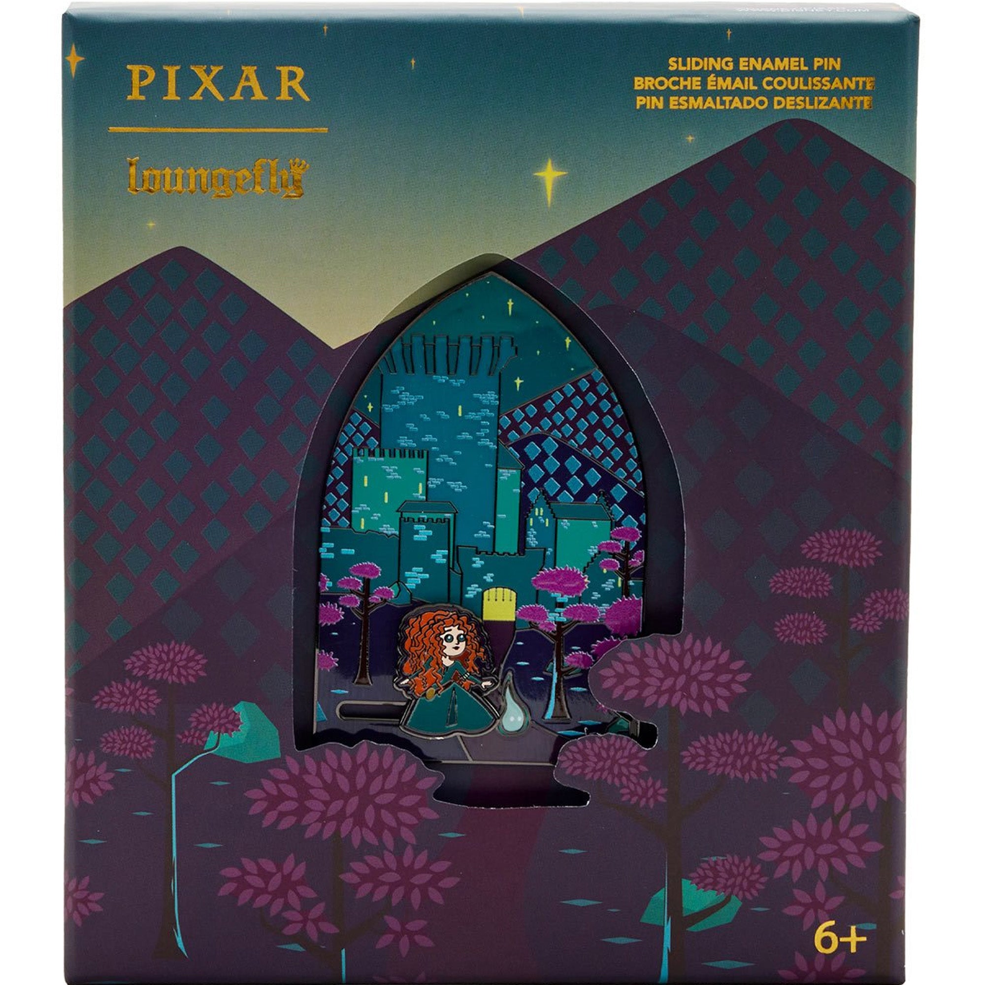 Loungefly Pixar Brave Castle 3" Collector Box Pin