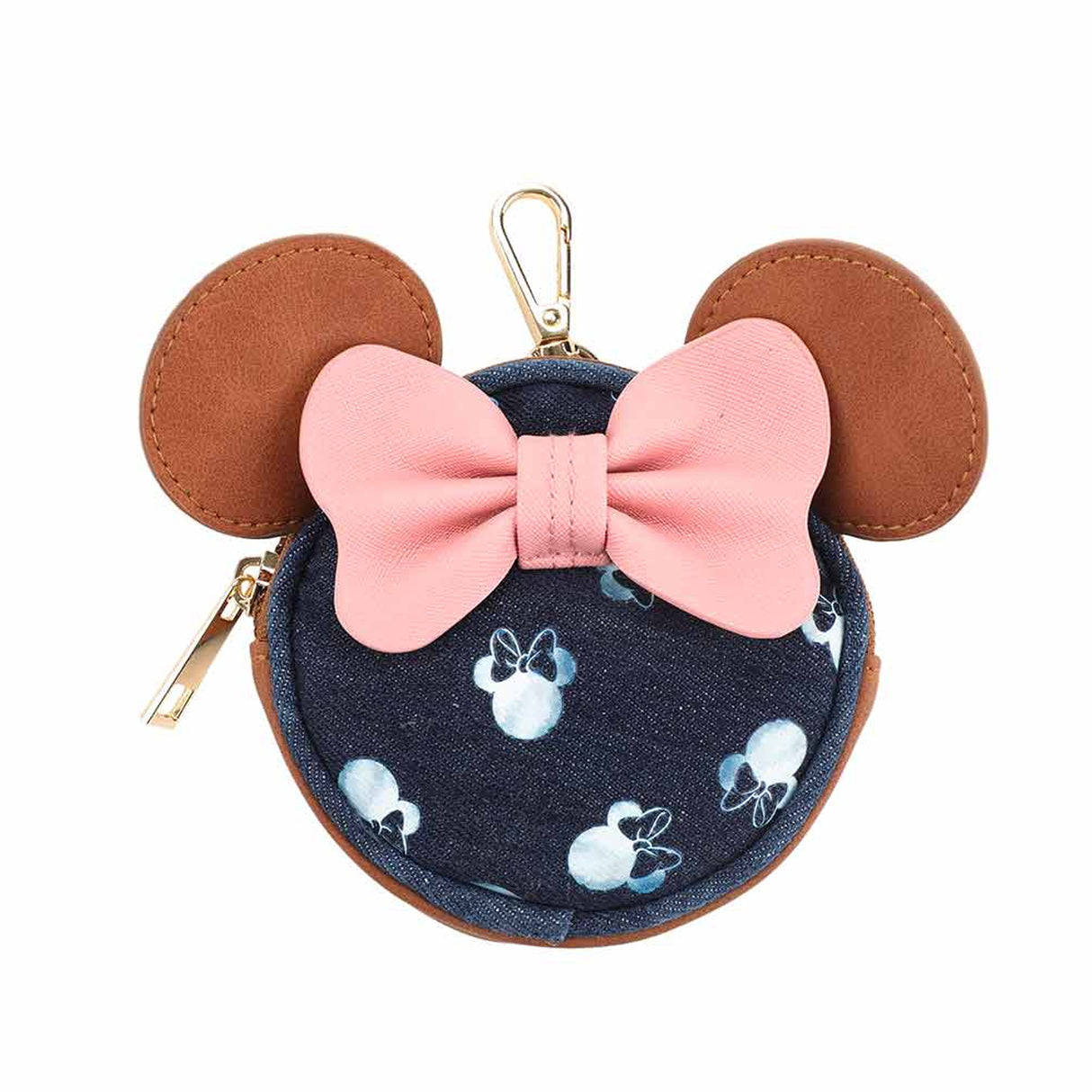 Disney Minnie Mouse Denim Sling Crossbody & Coin Pouch