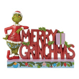 Jim Shore - Dr Seuss Grinch Merry Grinchmas Word Figurine