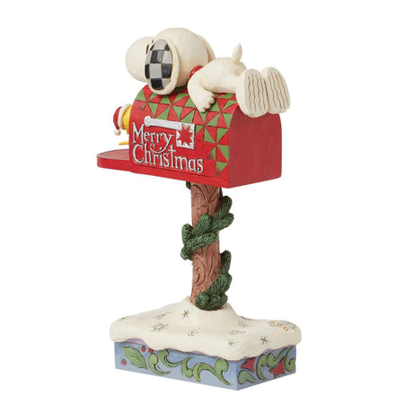 Jim Shore - Peanuts Snoopy & Woodstock Mailbox Figurine