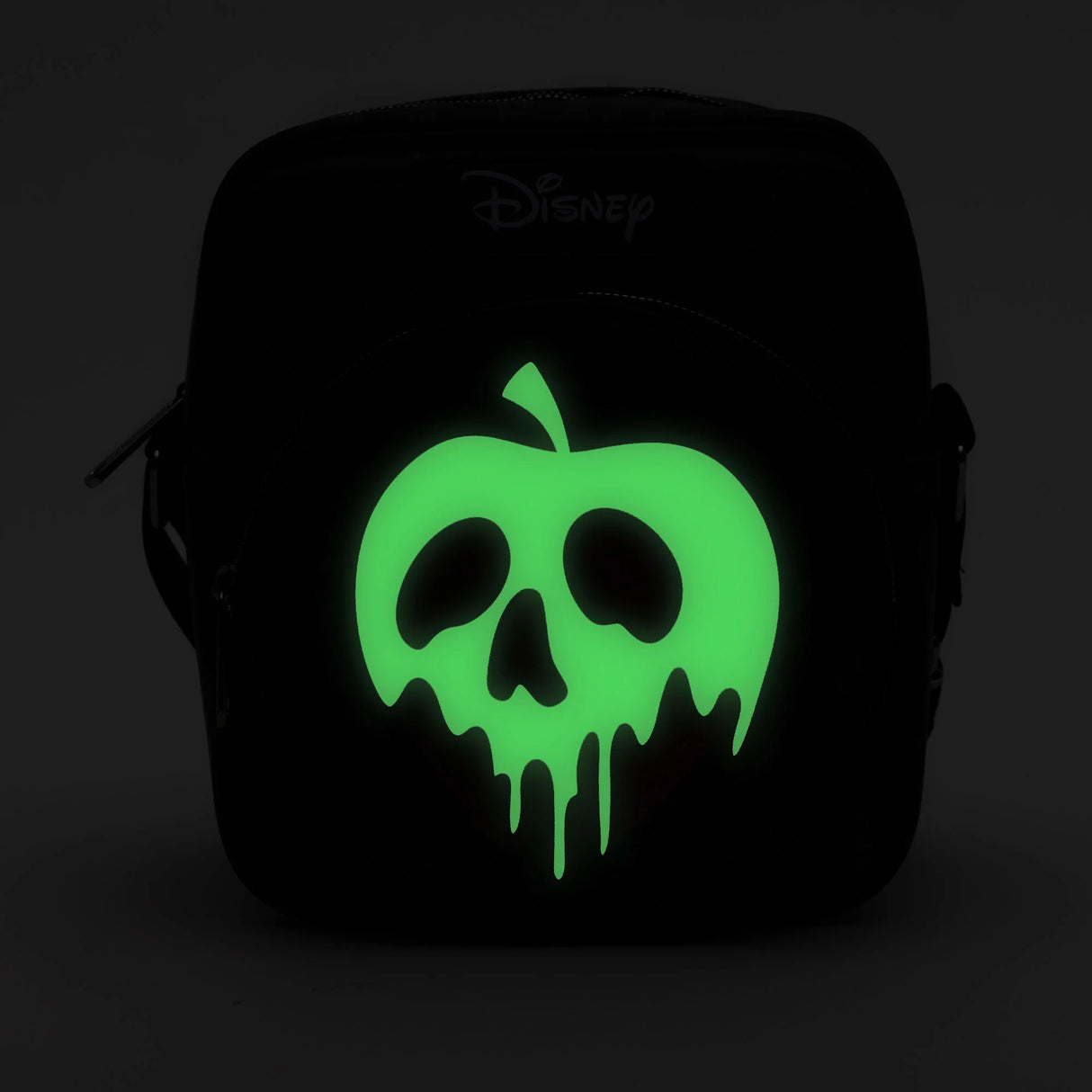 Disney Glow in the Dark Poison Apple Vegan Leather Crossbody Bag - GLOW IN THE DARK