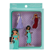 Loungefly Disney Aladdin Princess Jasmine Magnetic Paper Doll Pin Set