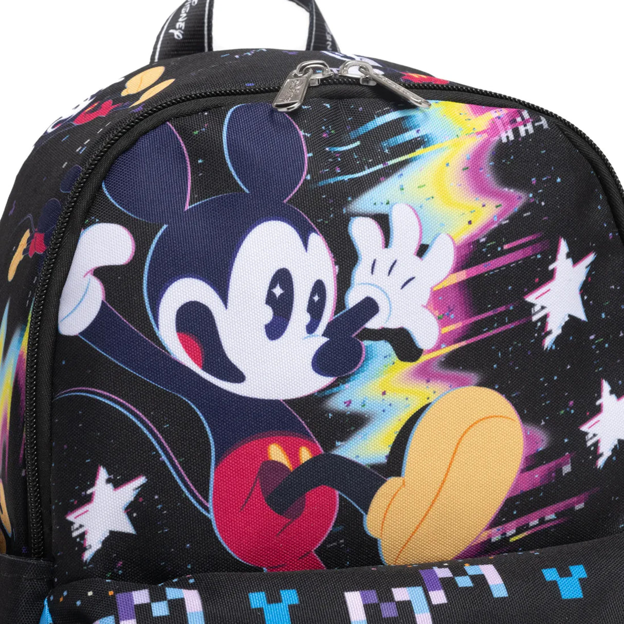 Disney Technicolor Mickey Mouse Park Day Nylon Mini Backpack