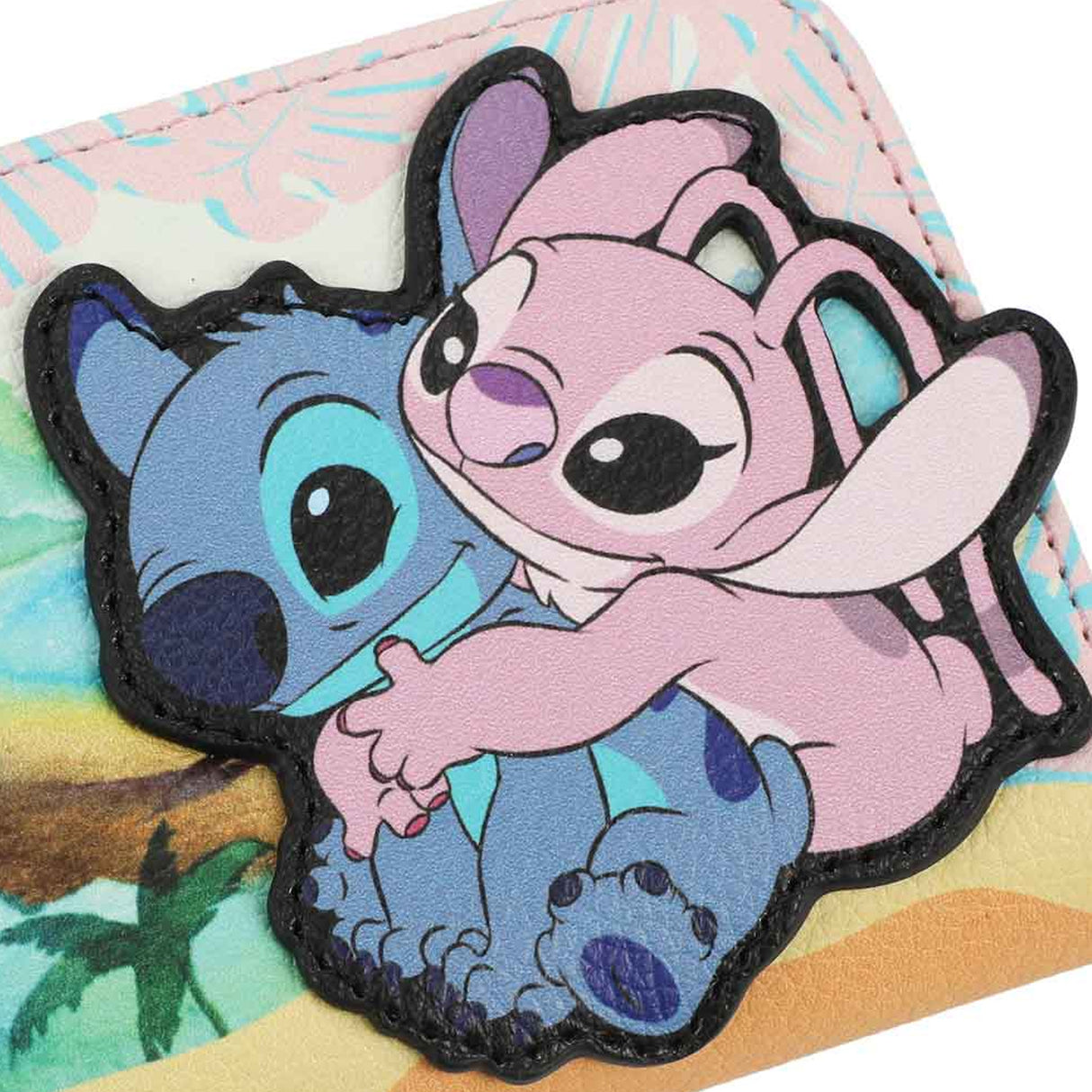 Disney Stitch & Angel Mini Zip Around Wallet