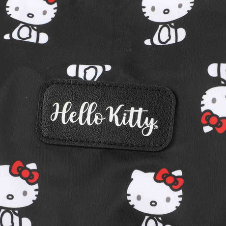 Hello Kitty AOP Black Travel Duffle Bag