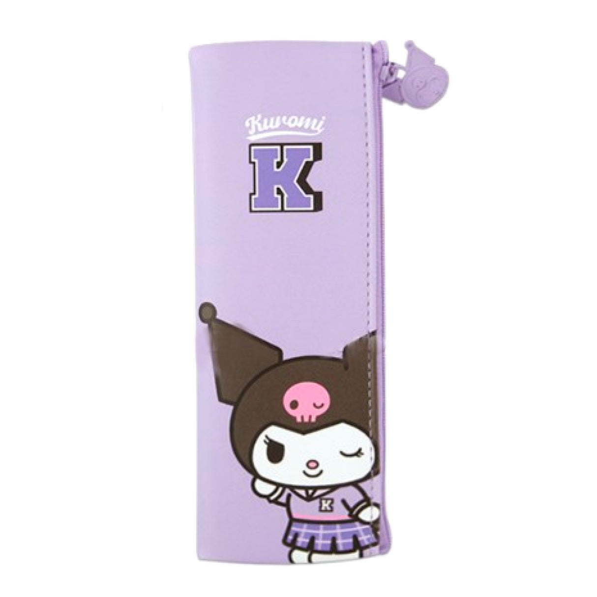 Sanrio School Varsity Style Pencil Case/Pouch - Kuromi