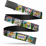 Black Buckle Web Belt - RUGRATS Character Snapshots Webbing