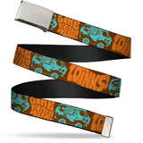 Chrome Buckle Web Belt - ZOINKS! & The Mystery Machine Webbing