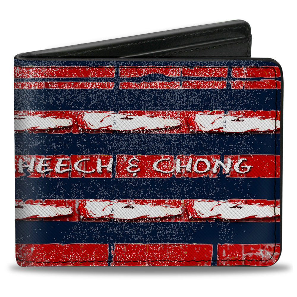 Bi-Fold Wallet - CHEECH & CHONG Sombrero and Joints Flag