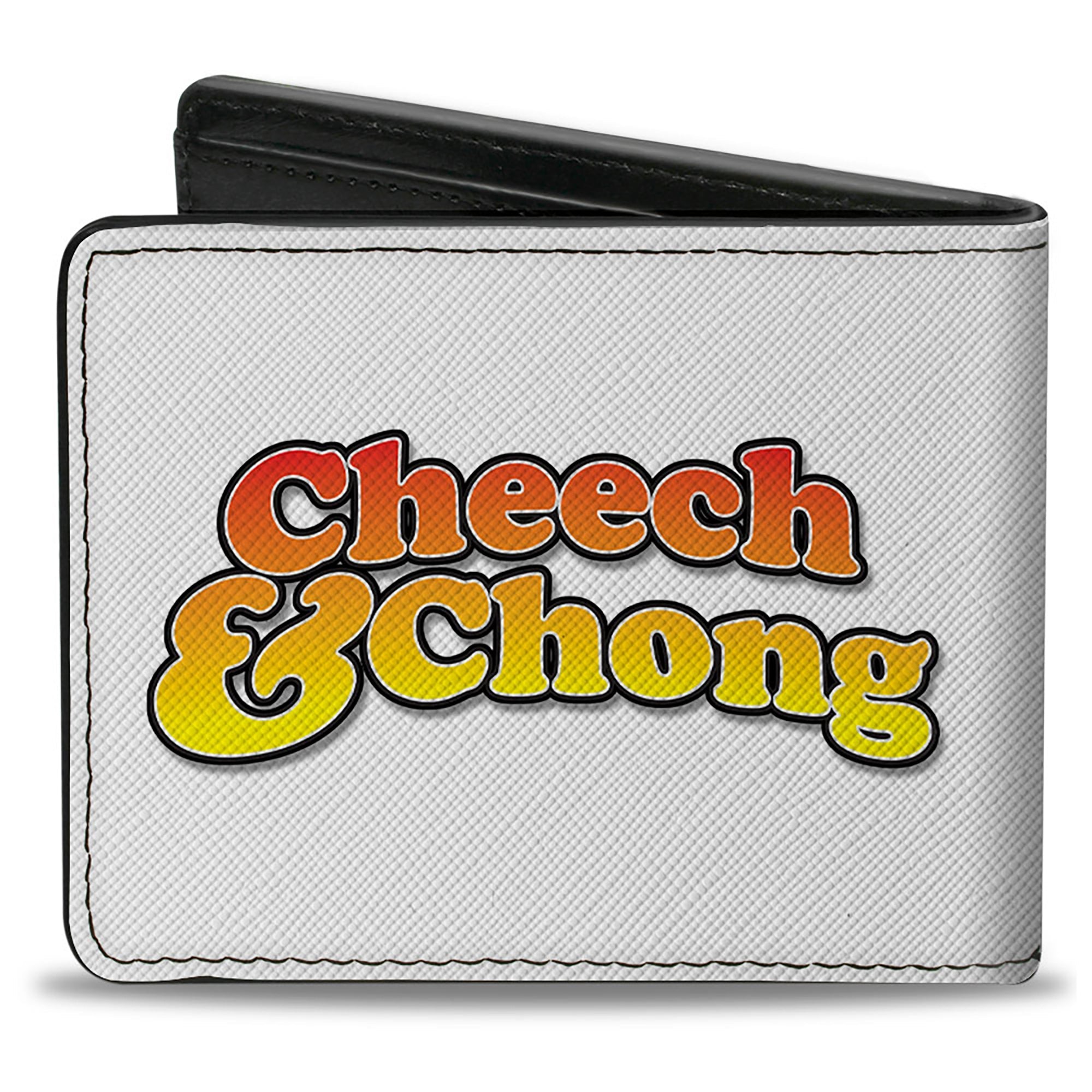 Bi-Fold Wallet - CHEECH & CHONG Cheech Character Close-Up White/Red