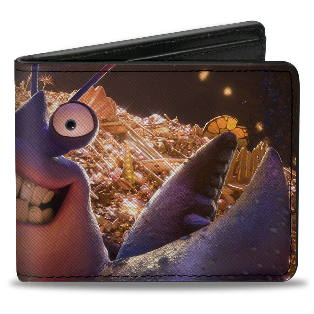 Bi-Fold Wallet - Moana Tamatoa Smiling Face Treasure Pose