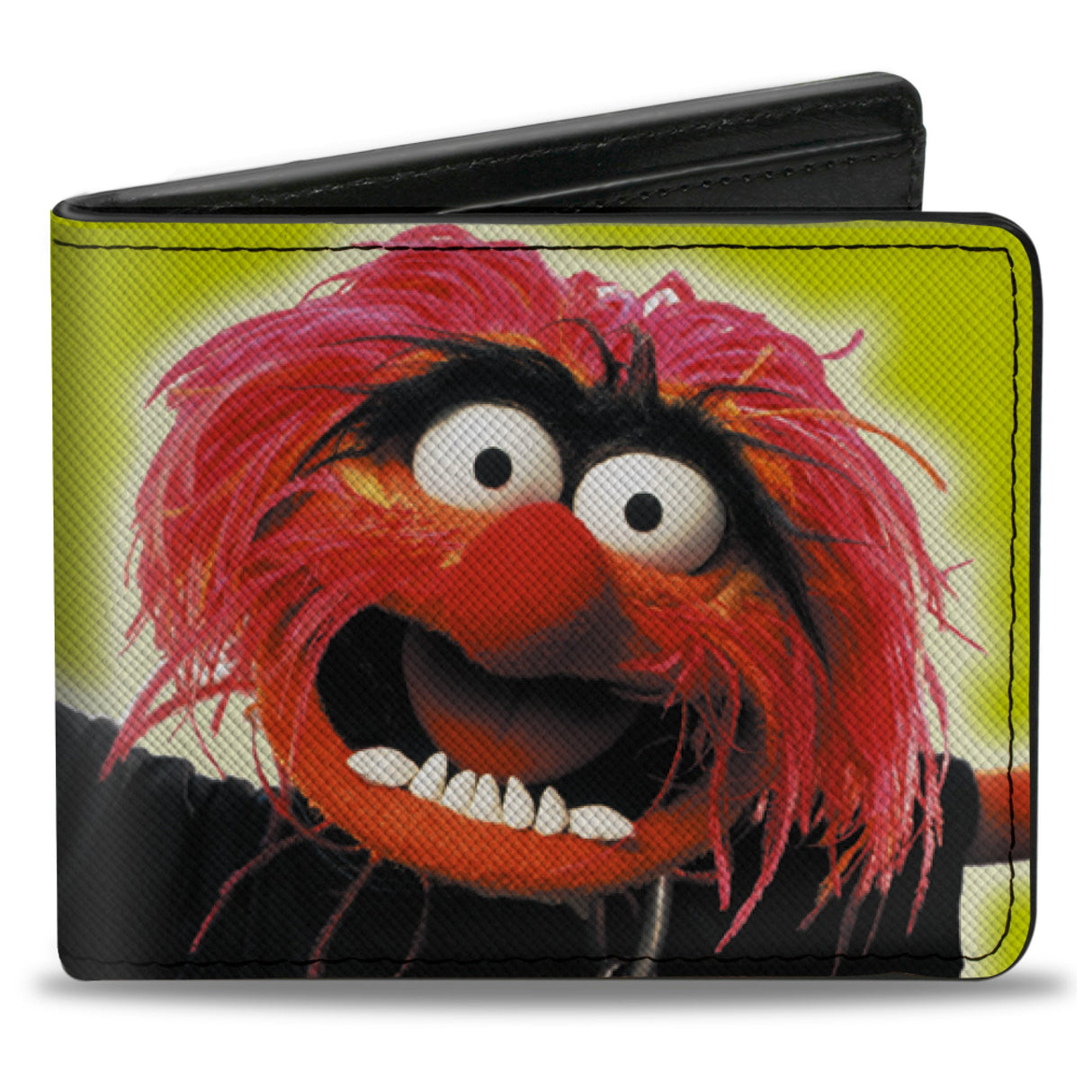 Bi-Fold Wallet - The Muppets ANIMAL Portrait and Autograph Yellow