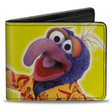 Bi-Fold Wallet - The Muppets THE GREAT GONZO Portrait Pose Yellow