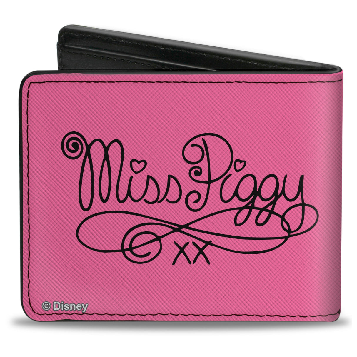 Bi-Fold Wallet - The Muppets MISS PIGGY Portrait and Autograph Pink