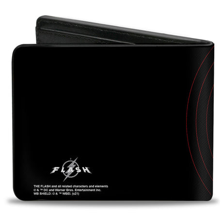 Bi-Fold Wallet - THE FLASH Signal Logo Black/Red/Yellow