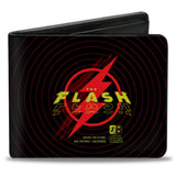 Bi-Fold Wallet - THE FLASH Signal Logo Black/Red/Yellow