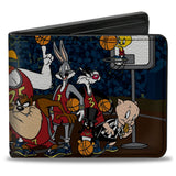 Bi-Fold Wallet - Looney Tunes Basketball Team & Referee