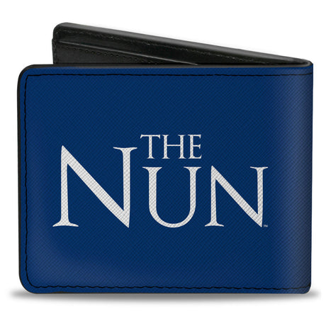 Bi-Fold Wallet - The Nun Screaming Nun Pose and Title Logo Blues