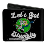 Bi-Fold Wallet - Rick and Morty LET’S GET SHWIFTY Black/White