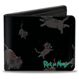 Bi-Fold Wallet - RICK AND MORTY Cats in Space Scattered