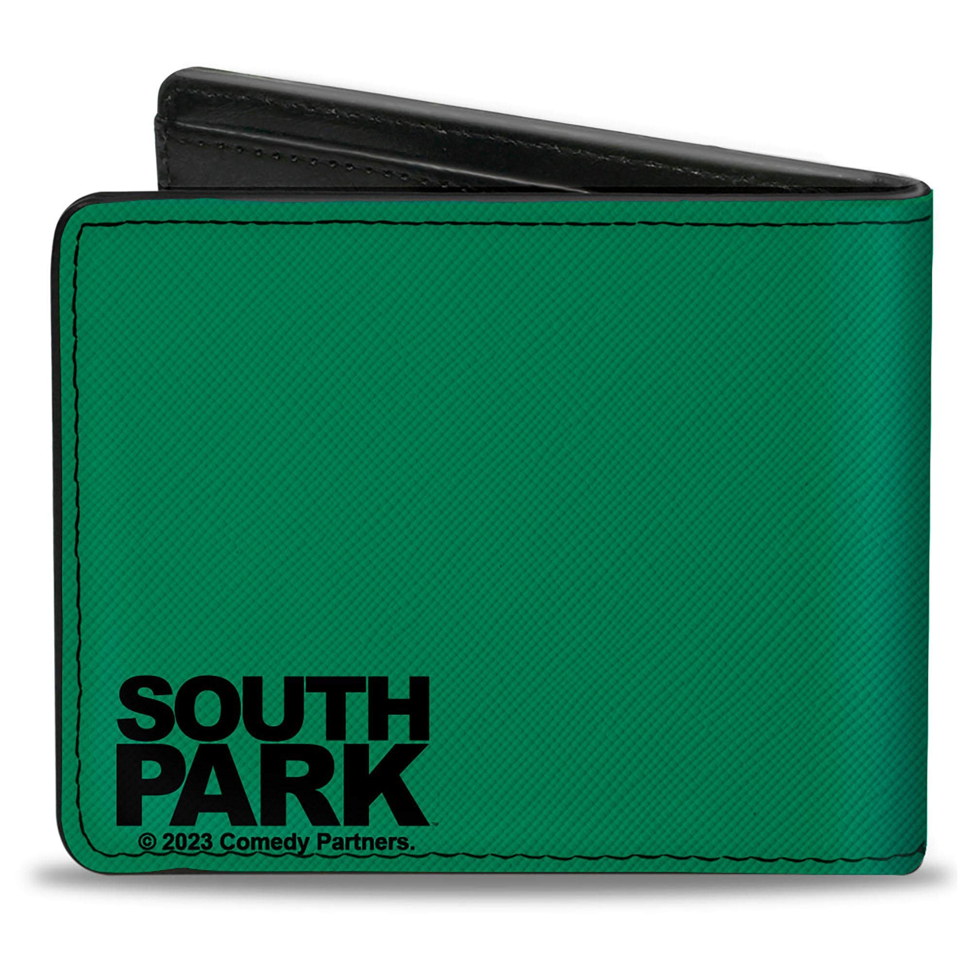 Bi-Fold Wallet - South Park Kyle Face Character Close-Up Green