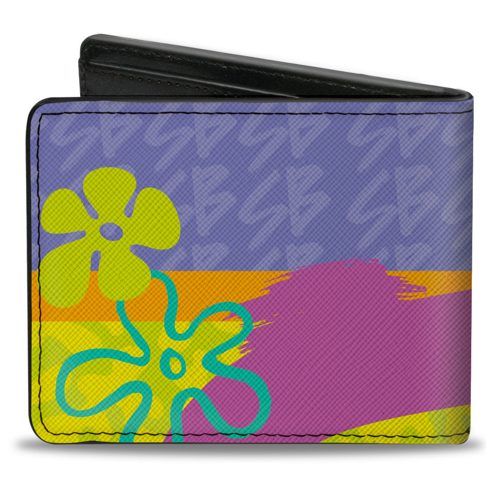 Bi-Fold Wallet - SpongeBob SquarePants Winking Pose Multi Color