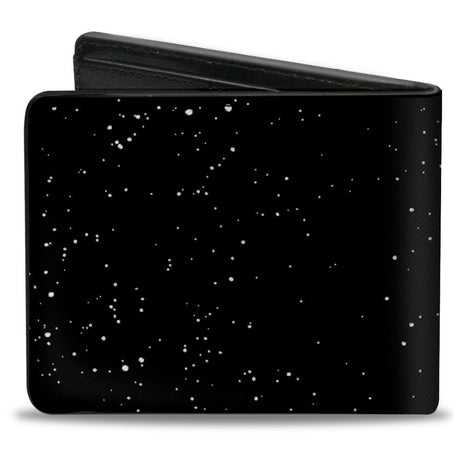 Bi-Fold Wallet - STAR WARS NEW HOPE Manga Scenes Logo Japanese Black/White