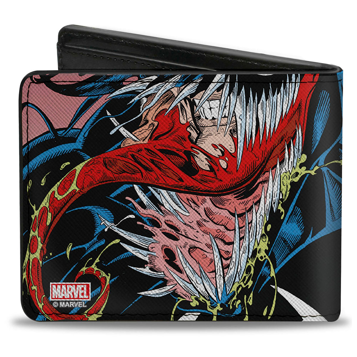 Bi-Fold  Wallet - Venom Eddie Brock Unmasked Pose Blocks