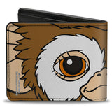 Bi-Fold Wallet - The Gremlins Gizmo Face Character Close-Up