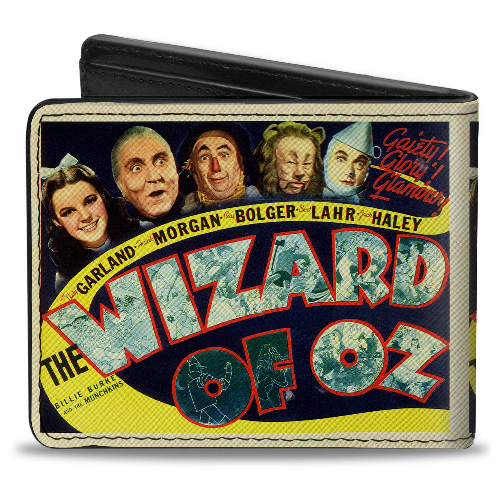 Bi-Fold Wallet - THE WIZARD OF OZ Vintage Movie Poster with Characters