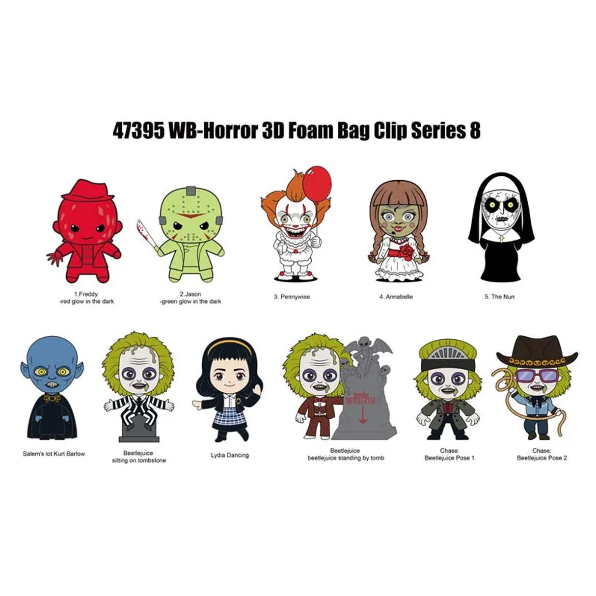 WB Horror Series 8 3D Bag Clip - Mystery Bag