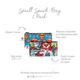 Reusable Snack Bag, Small 2-Pack: Superman