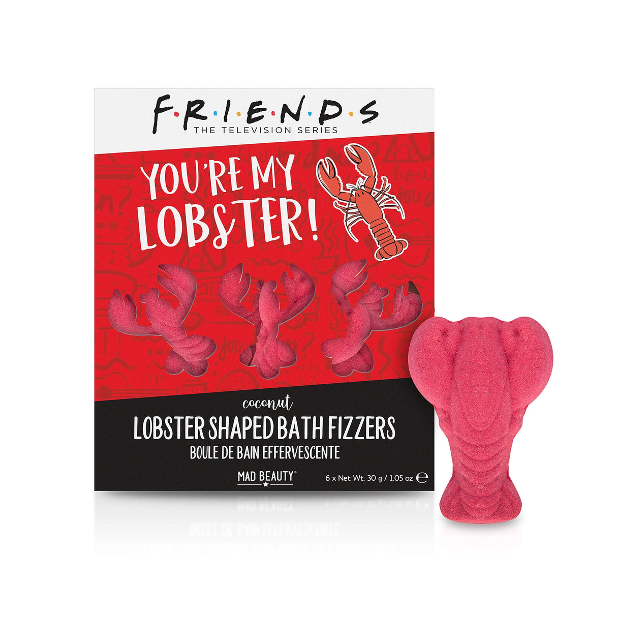 Friends Lobster Bath Fizzer 6 piece