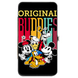 Hinged Wallet - Mickey Mouse and Friends ORIGINAL BUDDIES Group Pose Black/Multi Color