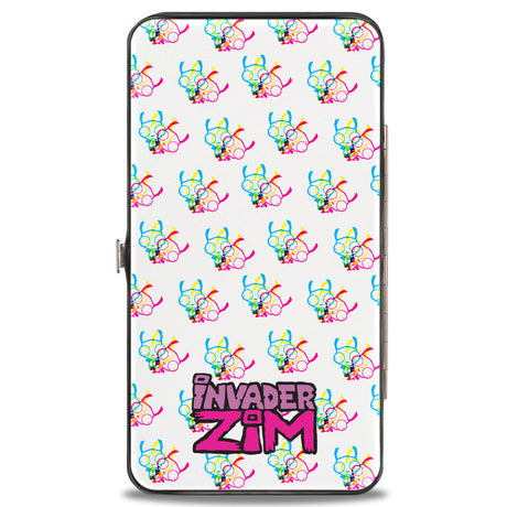 Hinged Wallet - INVADER ZIM Rule the World Pose White/Multi Color