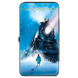 Hinged Wallet - THE POLAR EXPRESS Engine Car Light Beam Scene