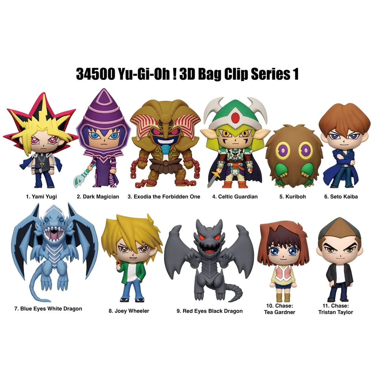 Yu-Gi-Oh Series 1 3D Bag Clip- Mystery Bag