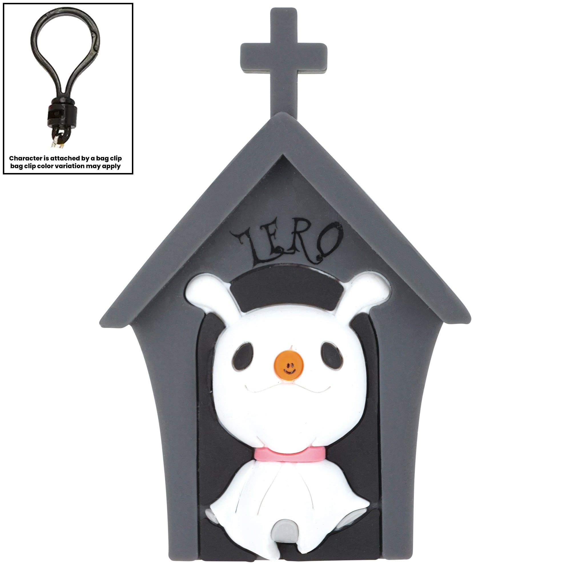 Disney Nightmare Before Christmas Zero in Doghouse Bag Clip/Ornament