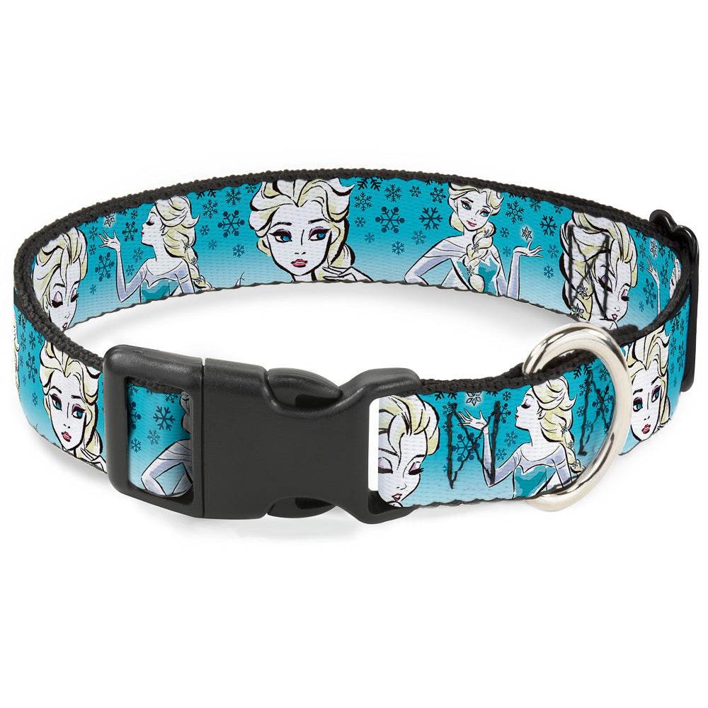 Plastic Clip Collar - Anna/Snowflakes Frozen Art Collection Poses