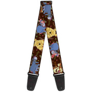 Guitar Strap - Winnie the Pooh Character Poses