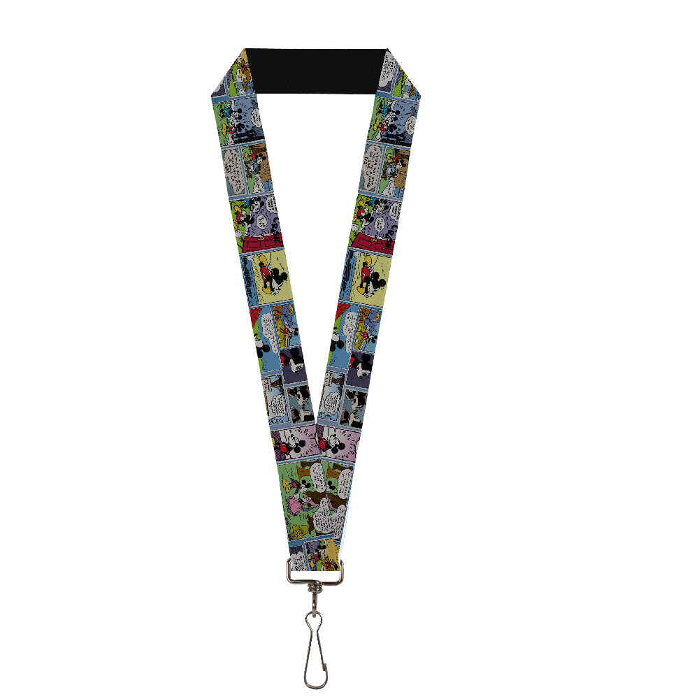 Lanyard - 1.0" - Mickey & Minnie Comic Strip