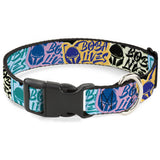 Plastic Clip Collar - Boba Fett BOBA LIVES Graffiti Stacked Multi Color