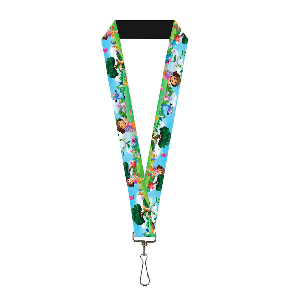 Lanyard - 1.0" - Dora Running & Animal Friends Outdoors