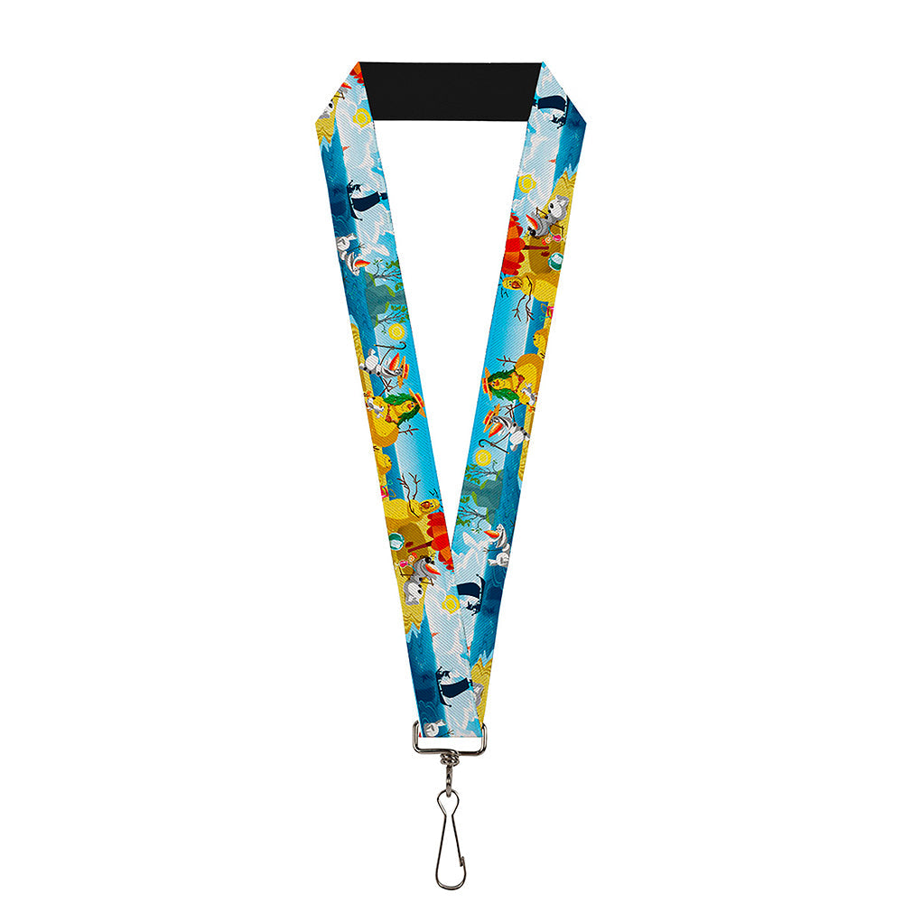 Lanyard - 1.0" - Olaf Summertime Scenes