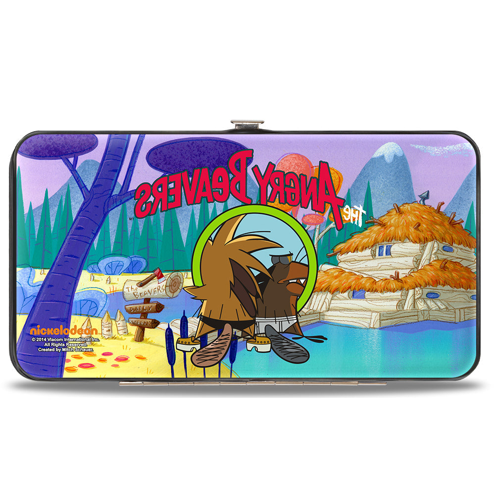 Hinged Wallet - THE ANGRY BEAVERS Pose Dam House